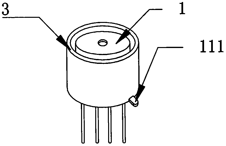 Earphone type far-infrared continuous ear temperature and physiological parameter measuring device