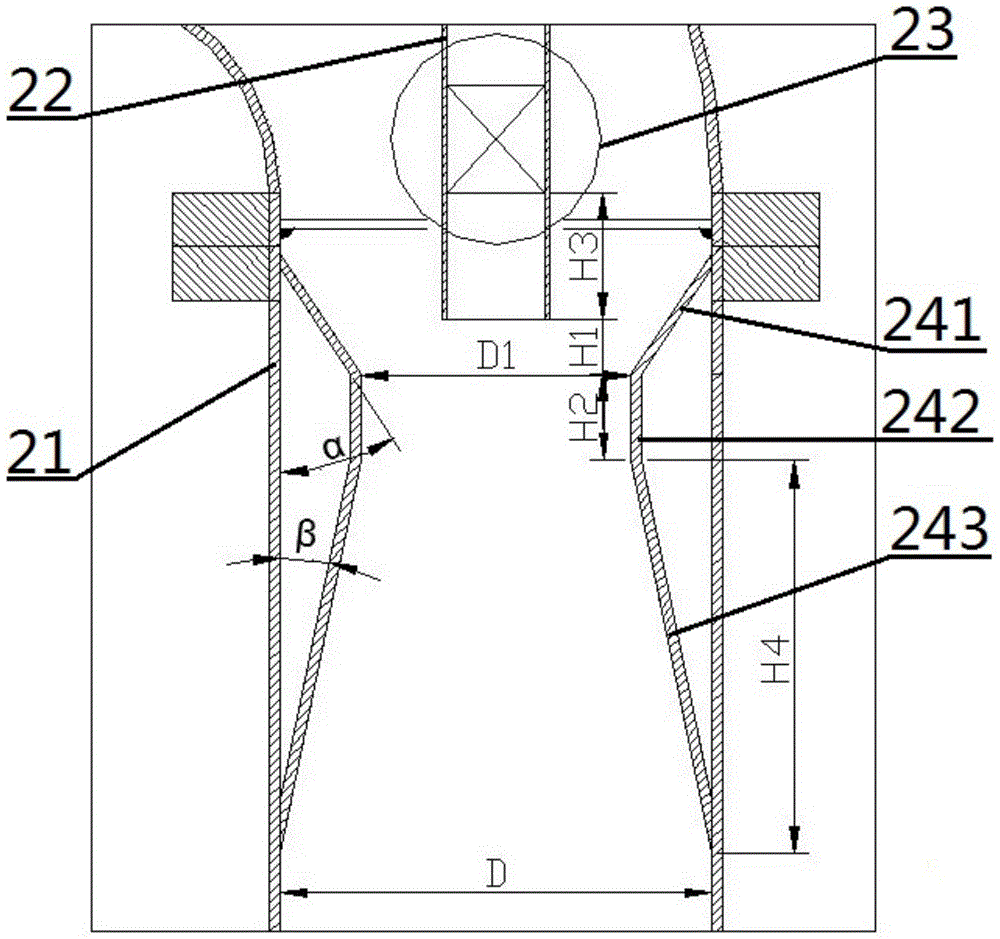 Classification purification equipment for ash-containing gas and classification purification method for ash-containing gas