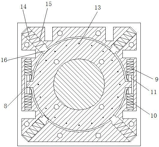 Hub burr self-adjusting type grinding machine