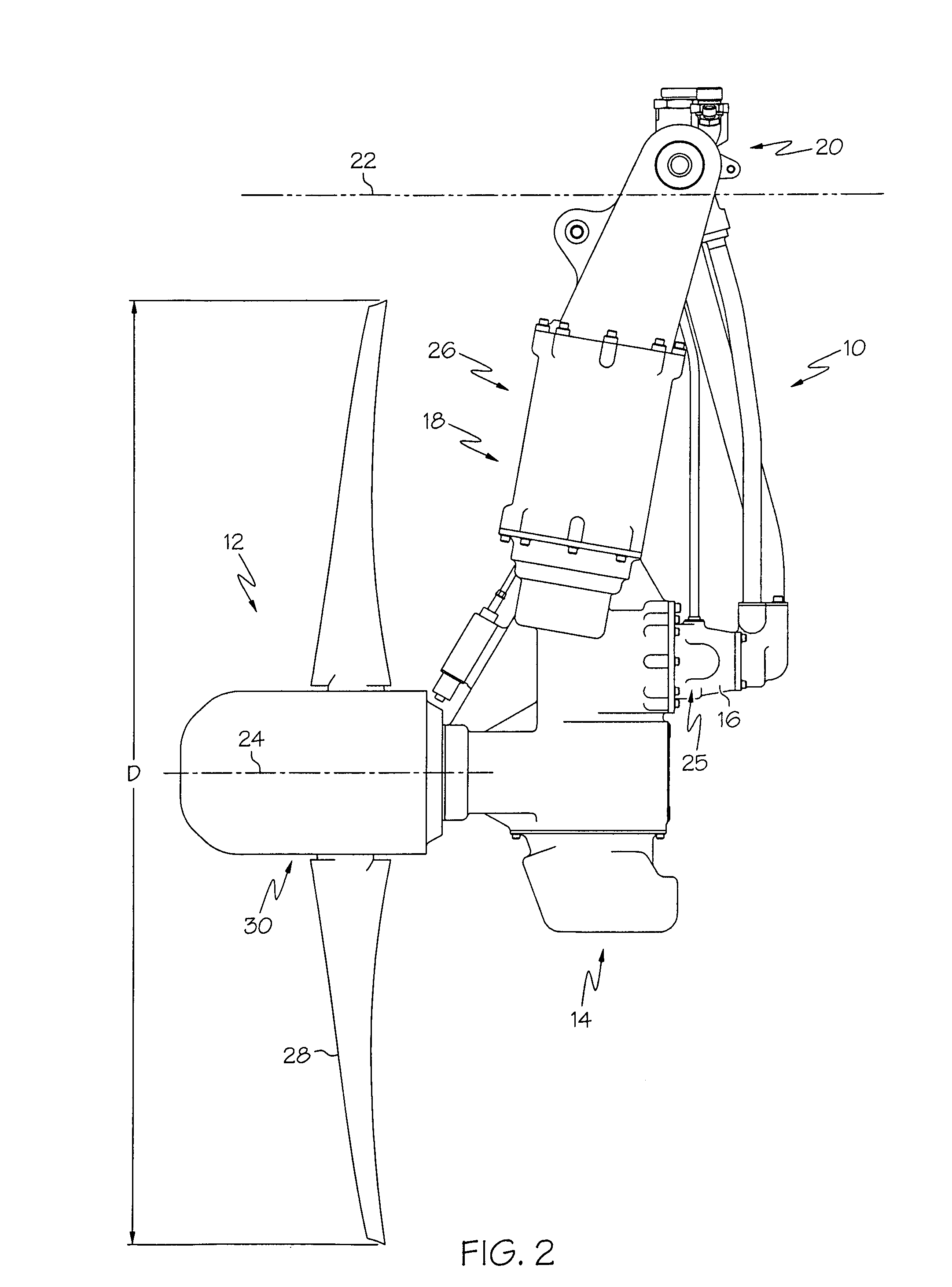 Ram air turbine with compound geartrain gearbox