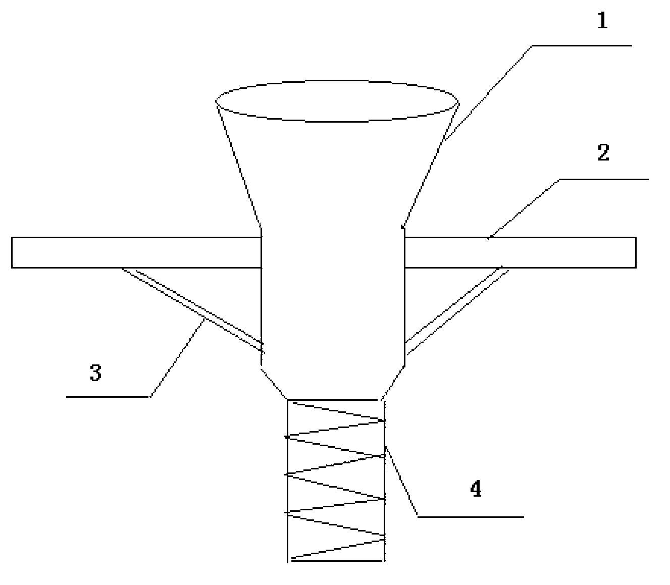 Portable sampling device for deep in situ soil and usage method thereof