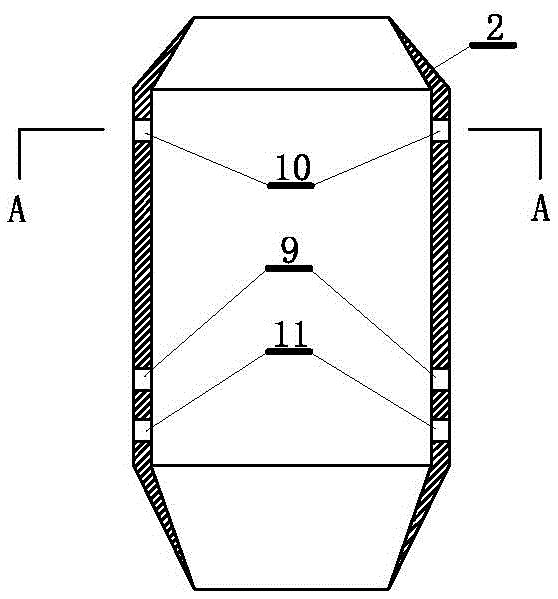 Method and device for gasifying staged combustion of alternative fuel of cement kiln