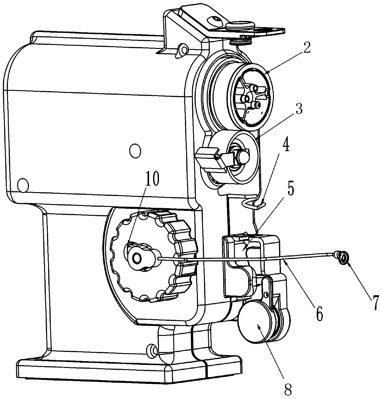 Intelligent constant-tension yarn feeding method for knitting machine