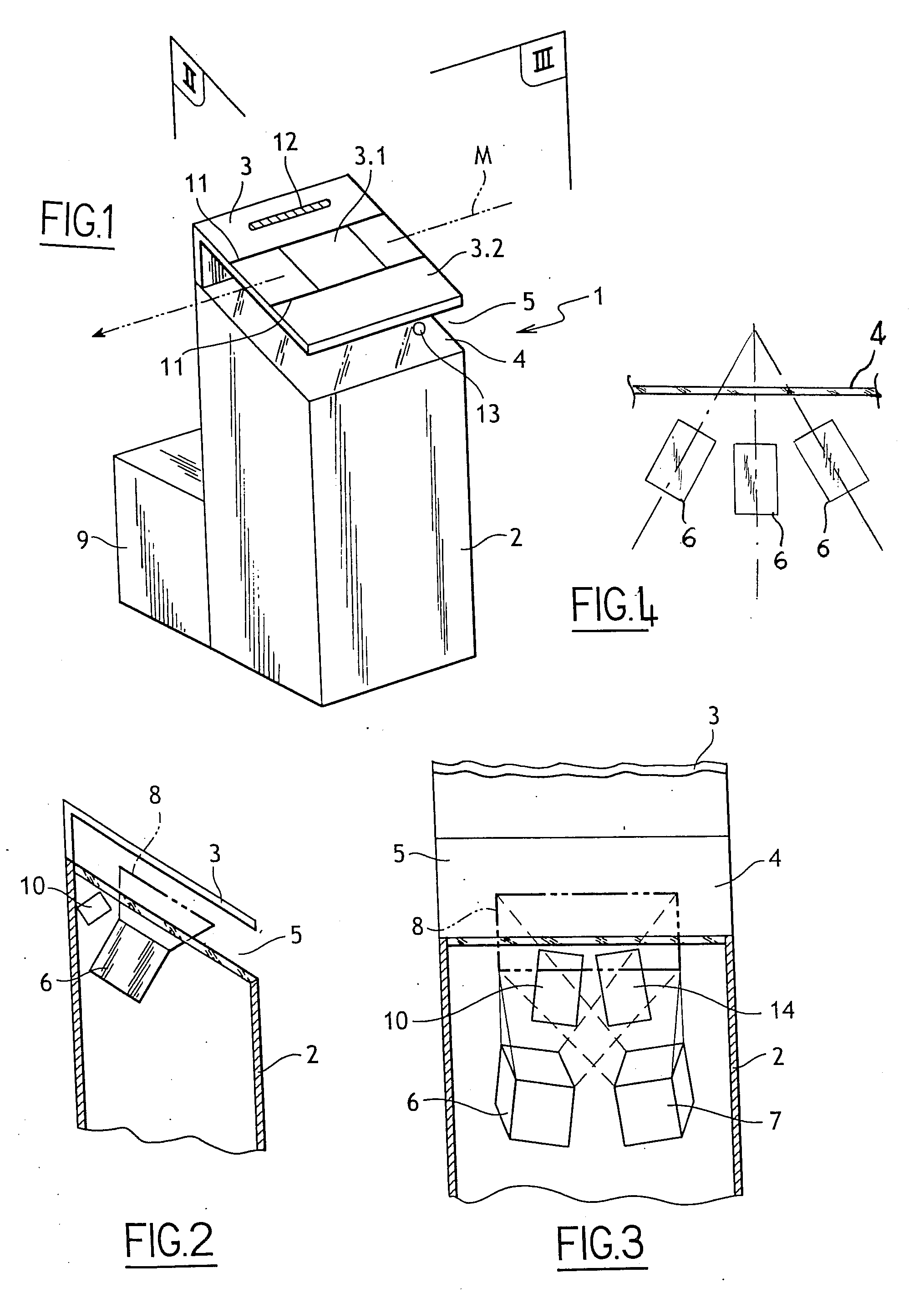 Device for acquiring images of patterns formed by furrows in the skin of fingers or the palm of the hand