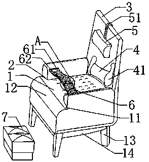 Multipurpose breastfeeding chair containing laundering-durable cover