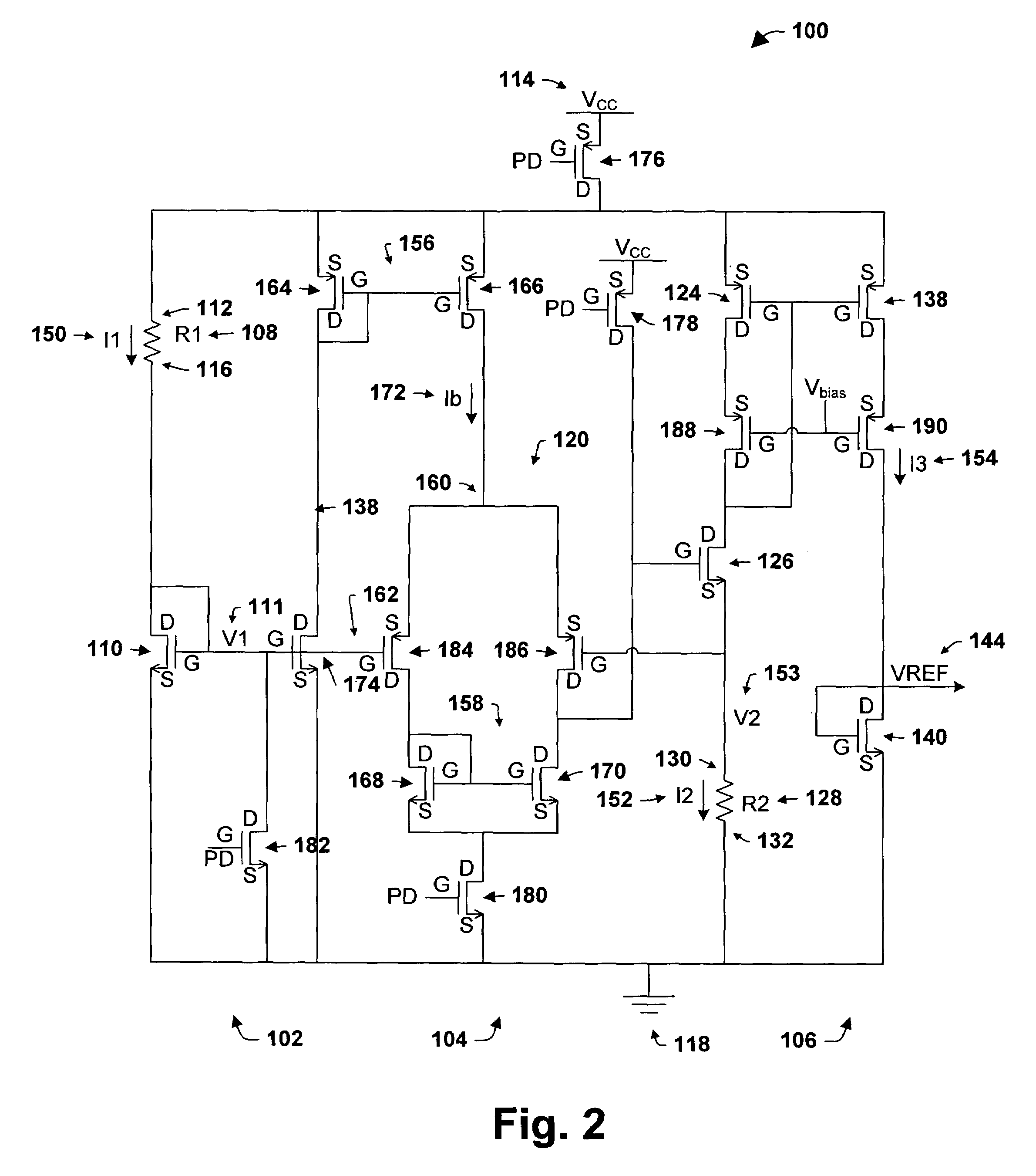 Fast wide output range CMOS voltage reference