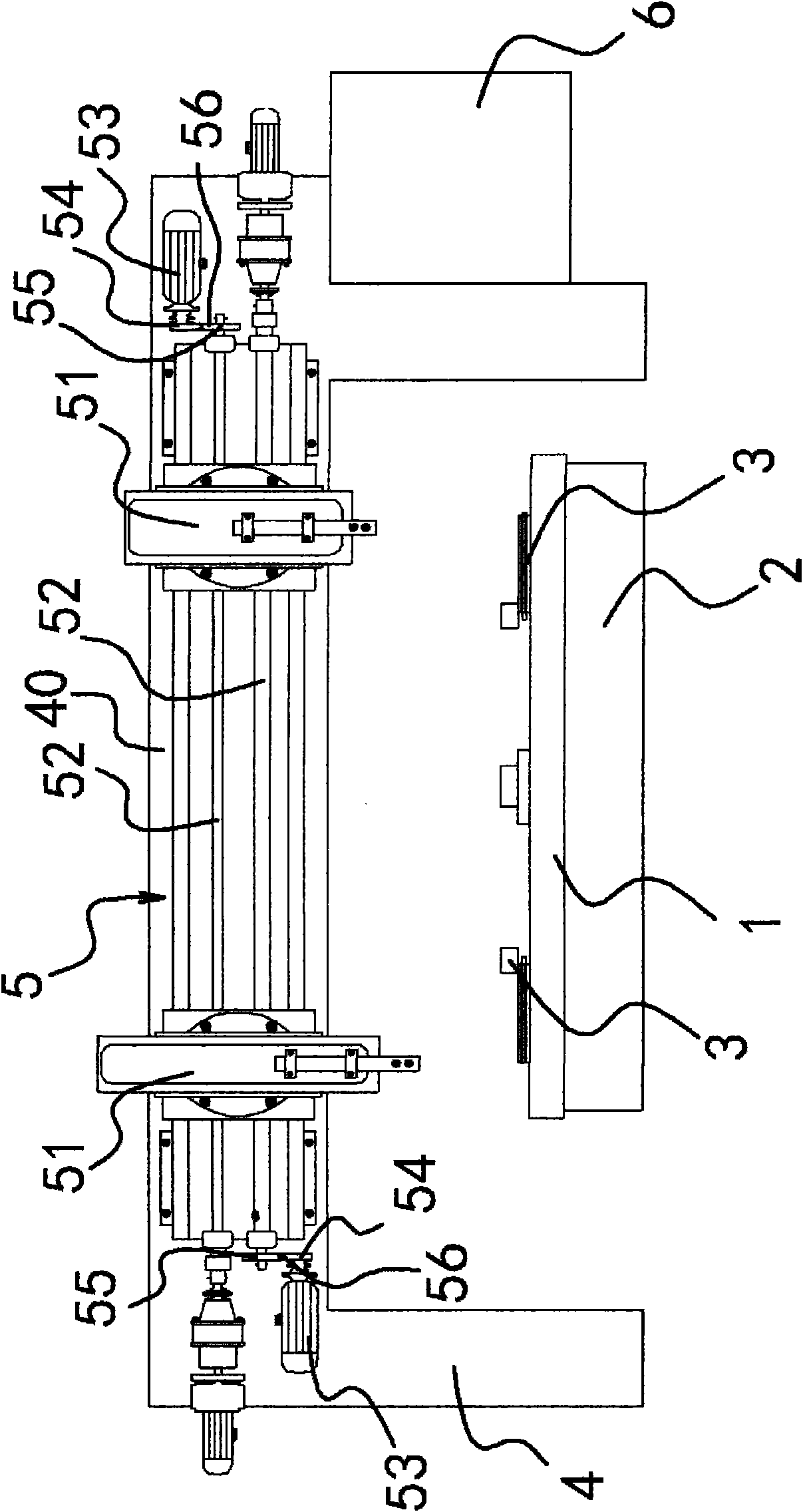 Automatic plate milling machine