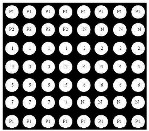 Gene chip for identifying seven fungal infection pathogens as well as kit and detection method thereof