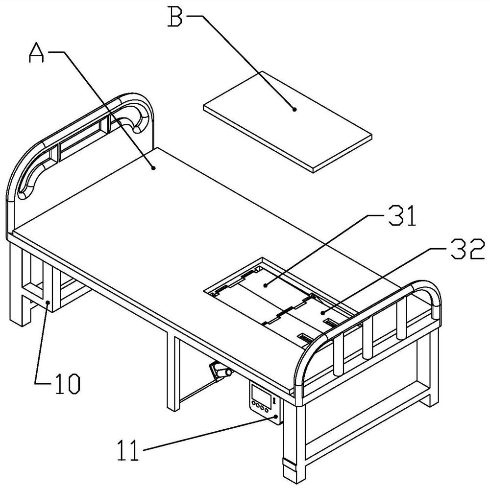 Medical surgical rehabilitation bed