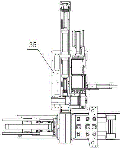 Automatic bag-clamping filling device