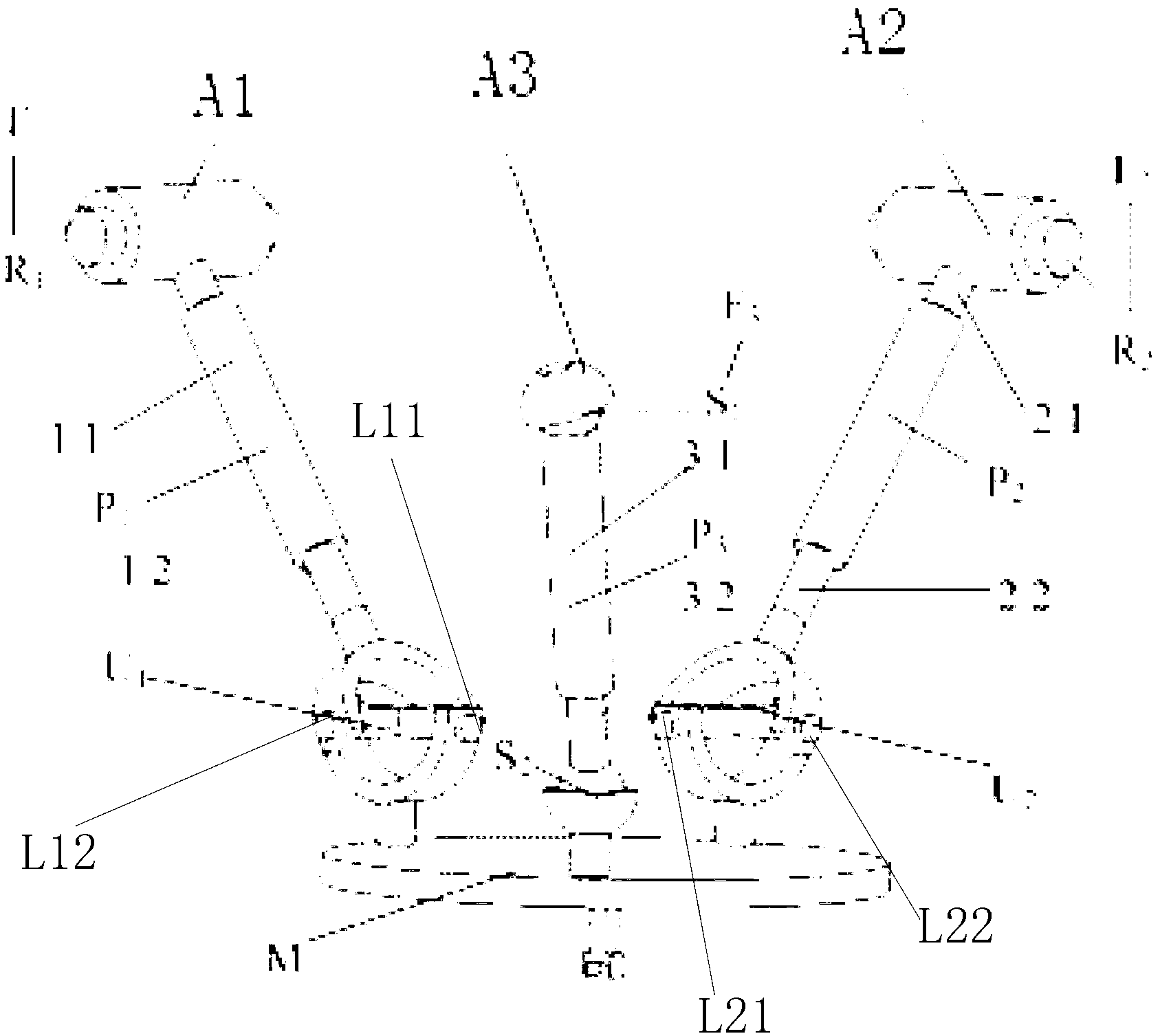 Two-degree-of-freedom metamorphic mechanism