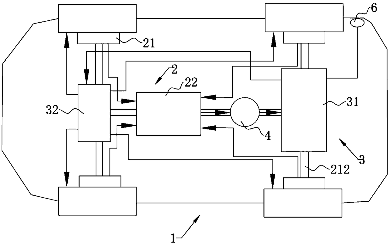 Electric car utilizing rotation of hubs for electricity generation