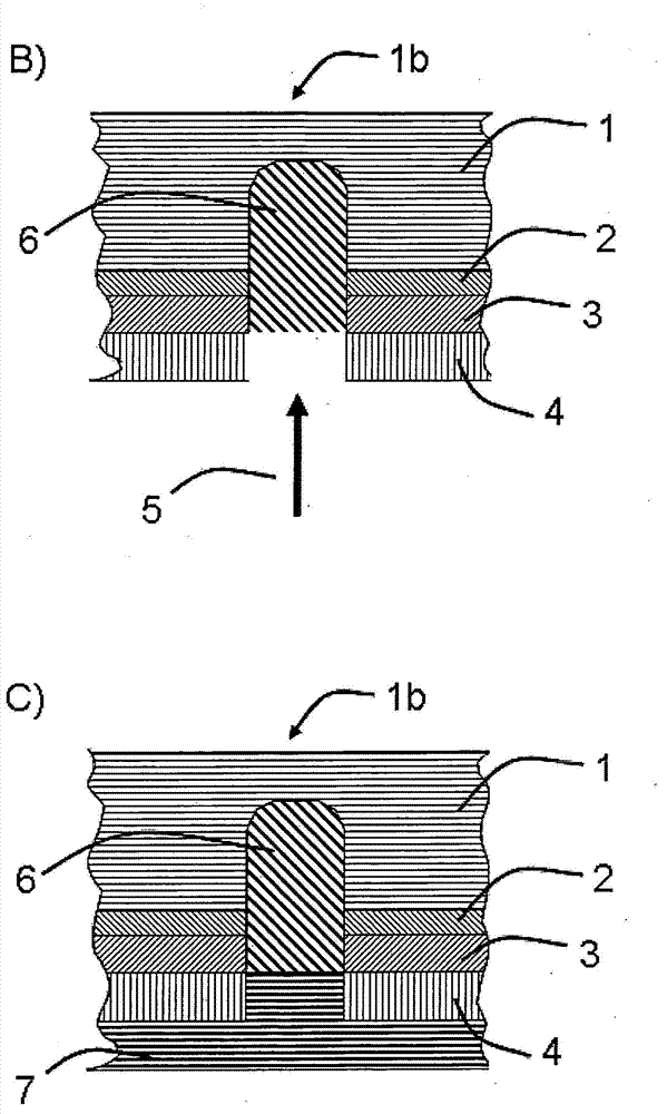 Method for local high-doping and contacting of a semiconductor structure which comprises a solar cell or a precursor of a solar cell