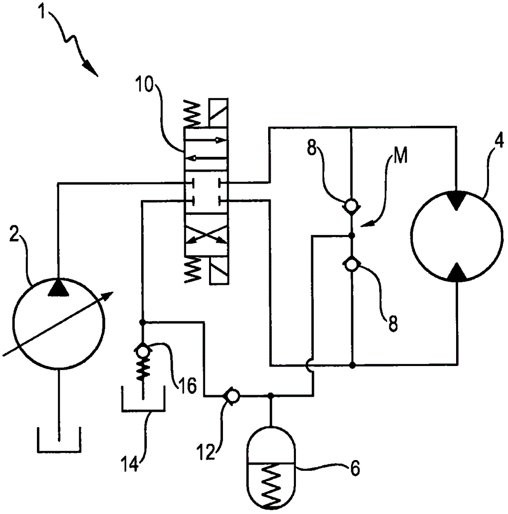 Pressure medium supplying device for hydrostatic driving device