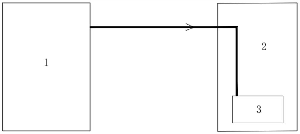 Organic polluted underground water in-situ remediation system