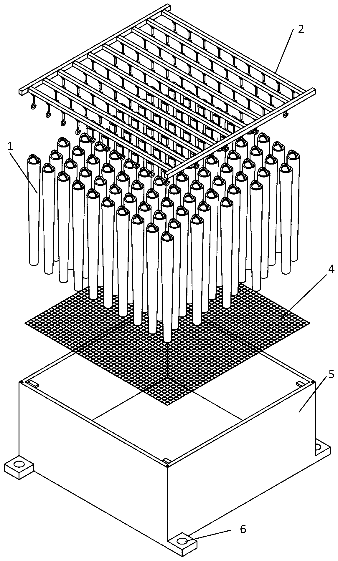 Portable dew collecting device with conical reinforced condensing pipes