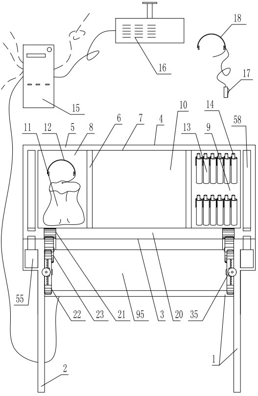 An auxiliary learning device capable of automatically improving learning attention