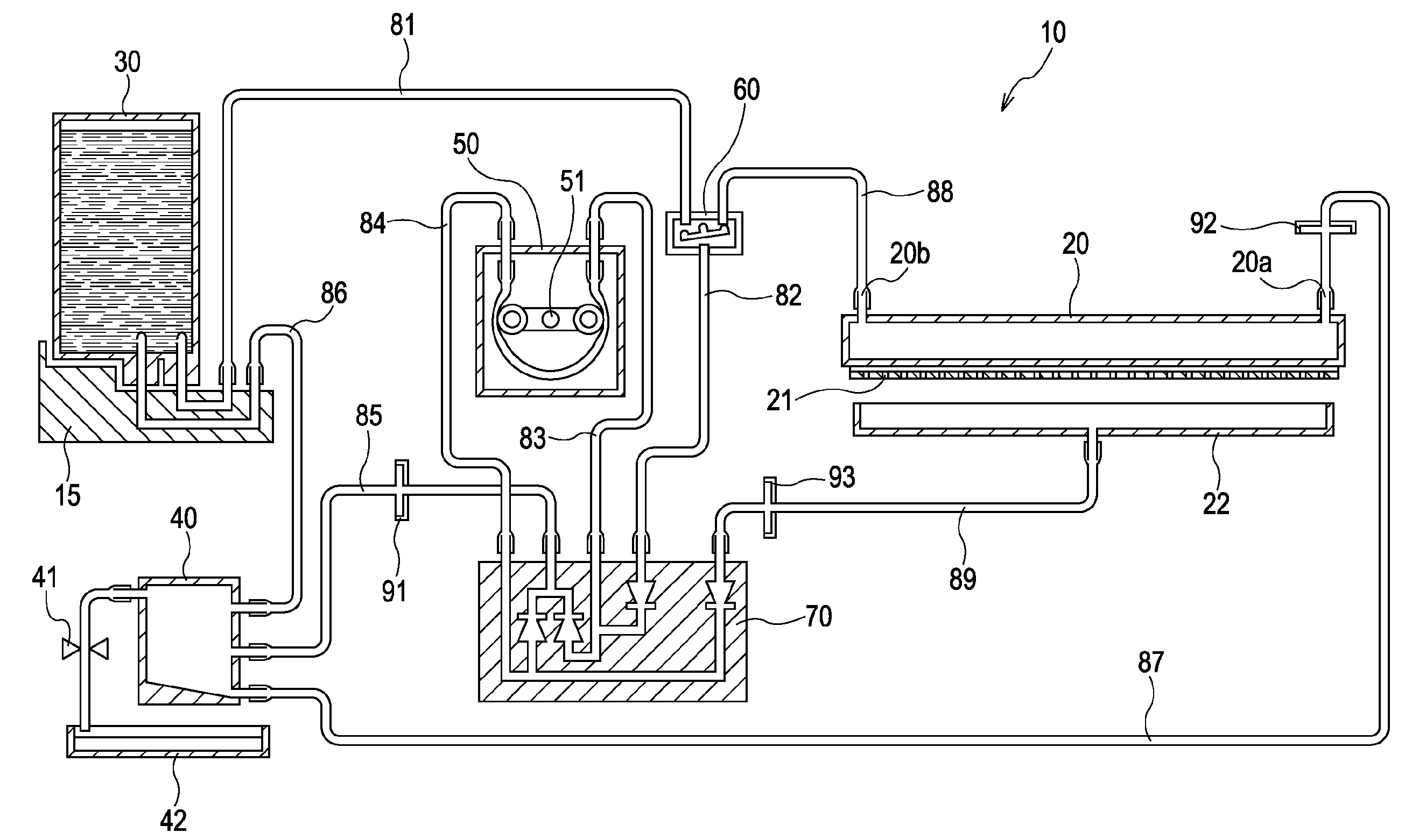 Liquid supplying device, liquid discharging device, and method of controlling liquid discharging device