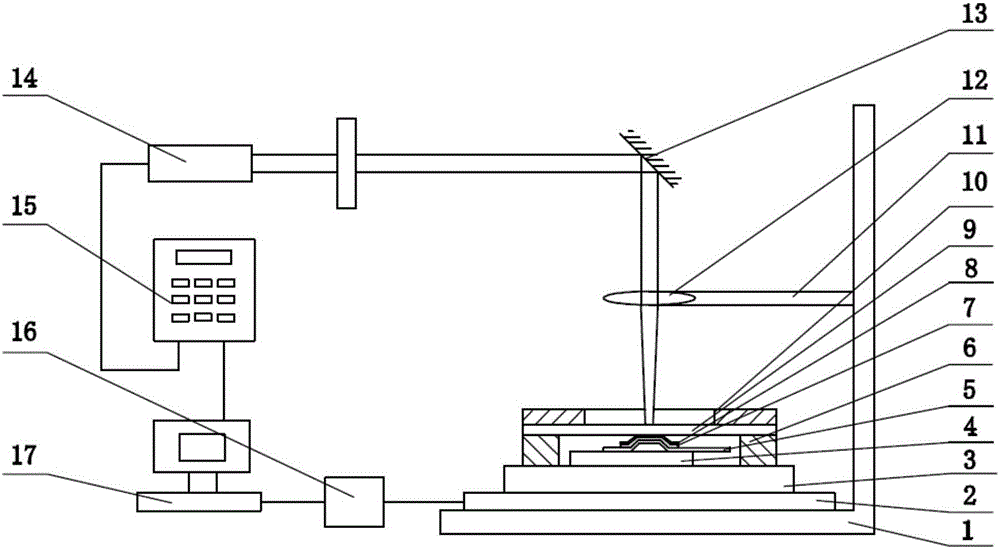 Laser impact welding device and laser impact welding method