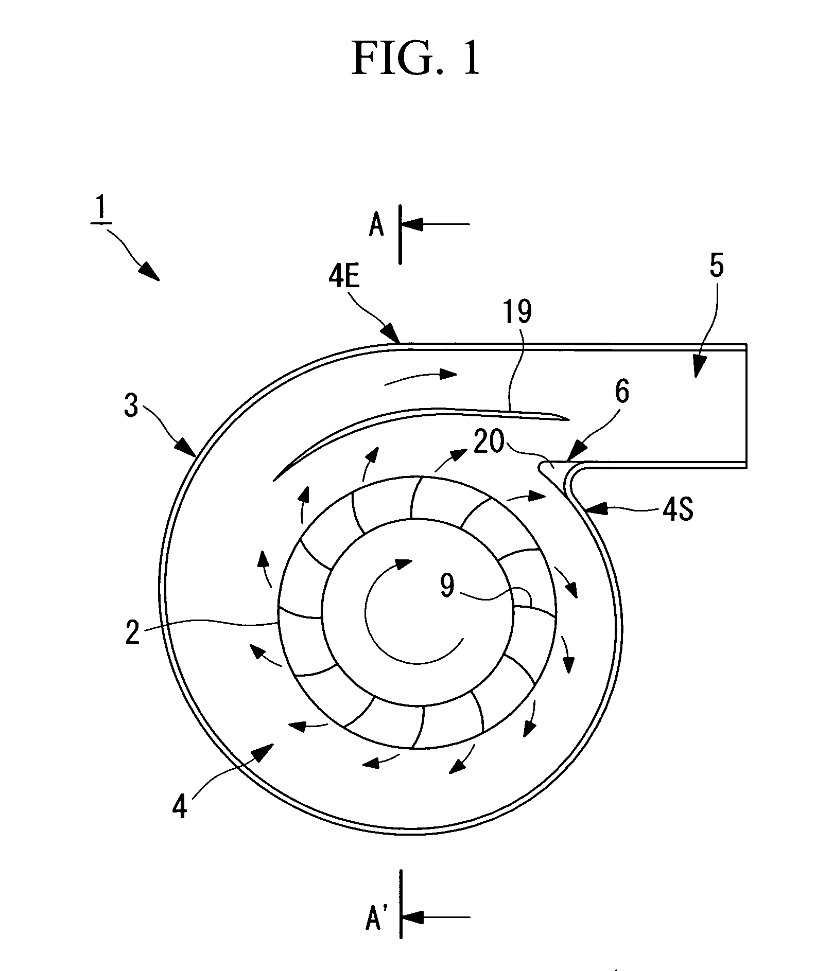 Centrifugal blower