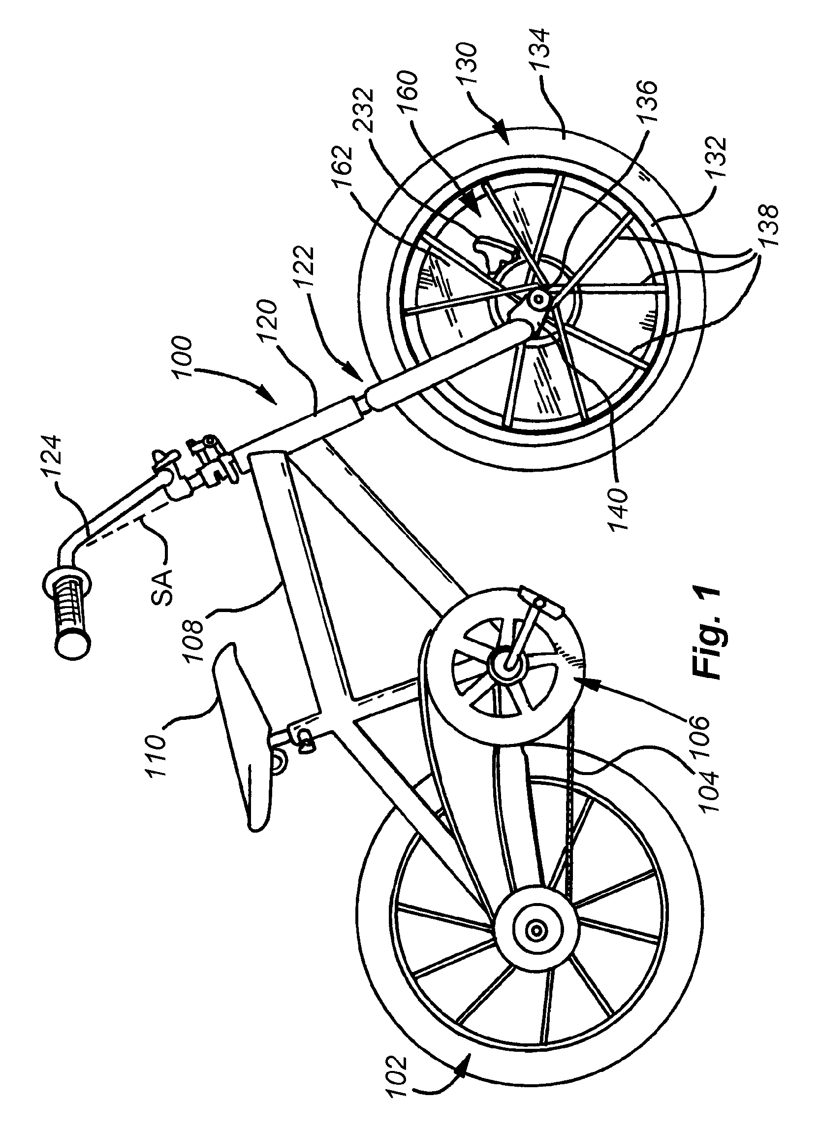 System and method for providing gyroscopic stabilization to a wheeled vehicle