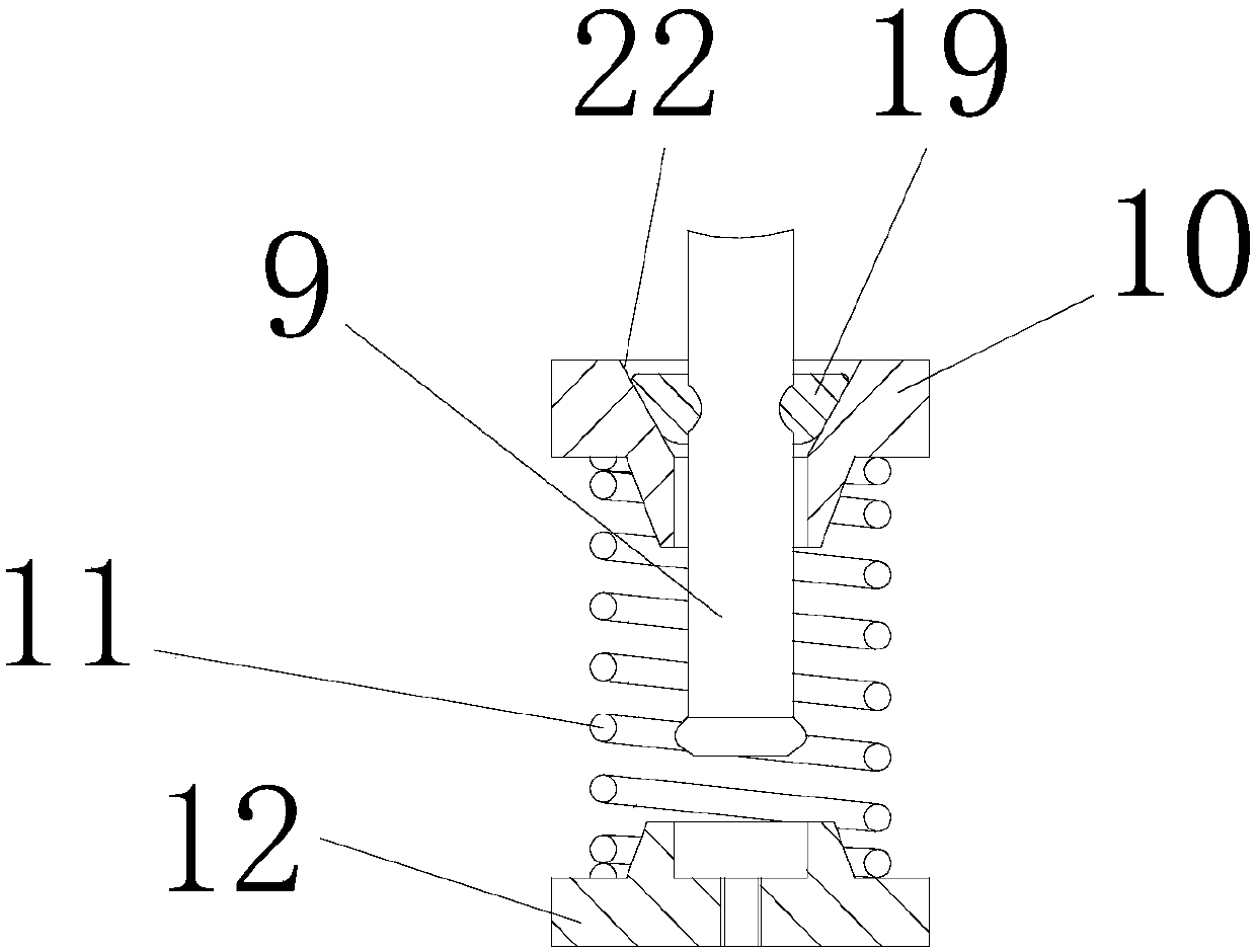 Abrasion test device for cam-tappet friction pair