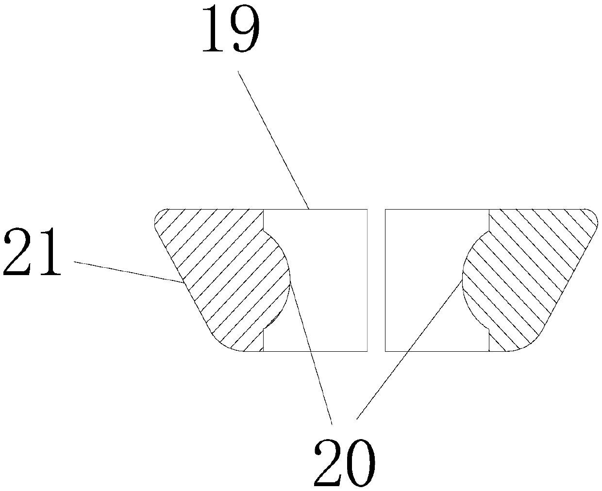 Abrasion test device for cam-tappet friction pair