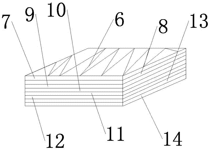 Wet-conducting and breathable woolen fabric