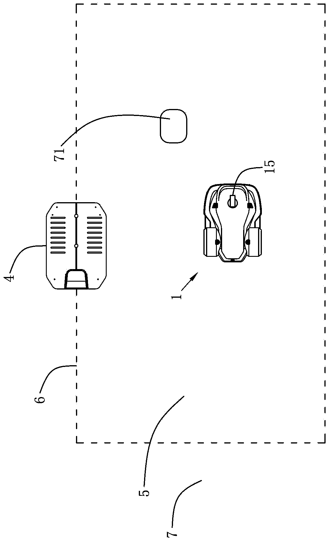 Automatic walking equipment and working region judgment method thereof