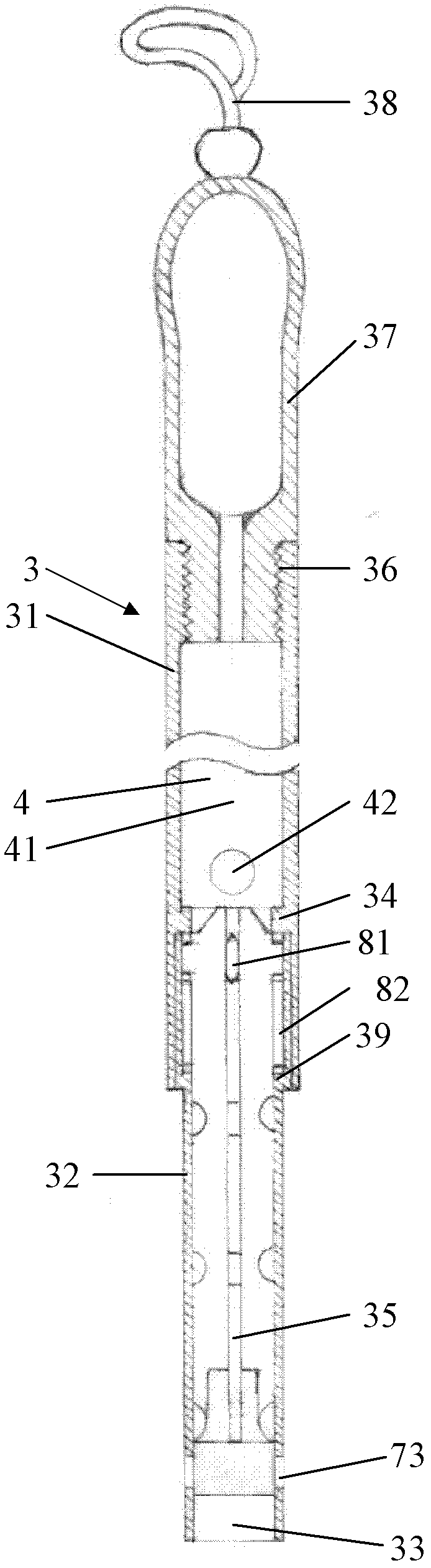 Automatic ink feeding writing brush