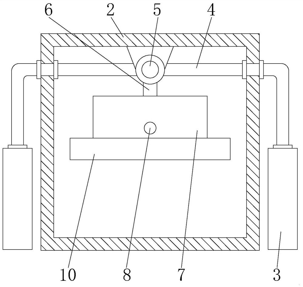 A wall-mounted spray dust suppression treatment device for coal mine underground operations