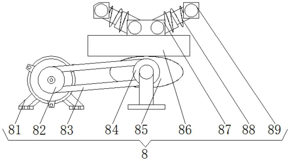 A sintering device for glass preparation