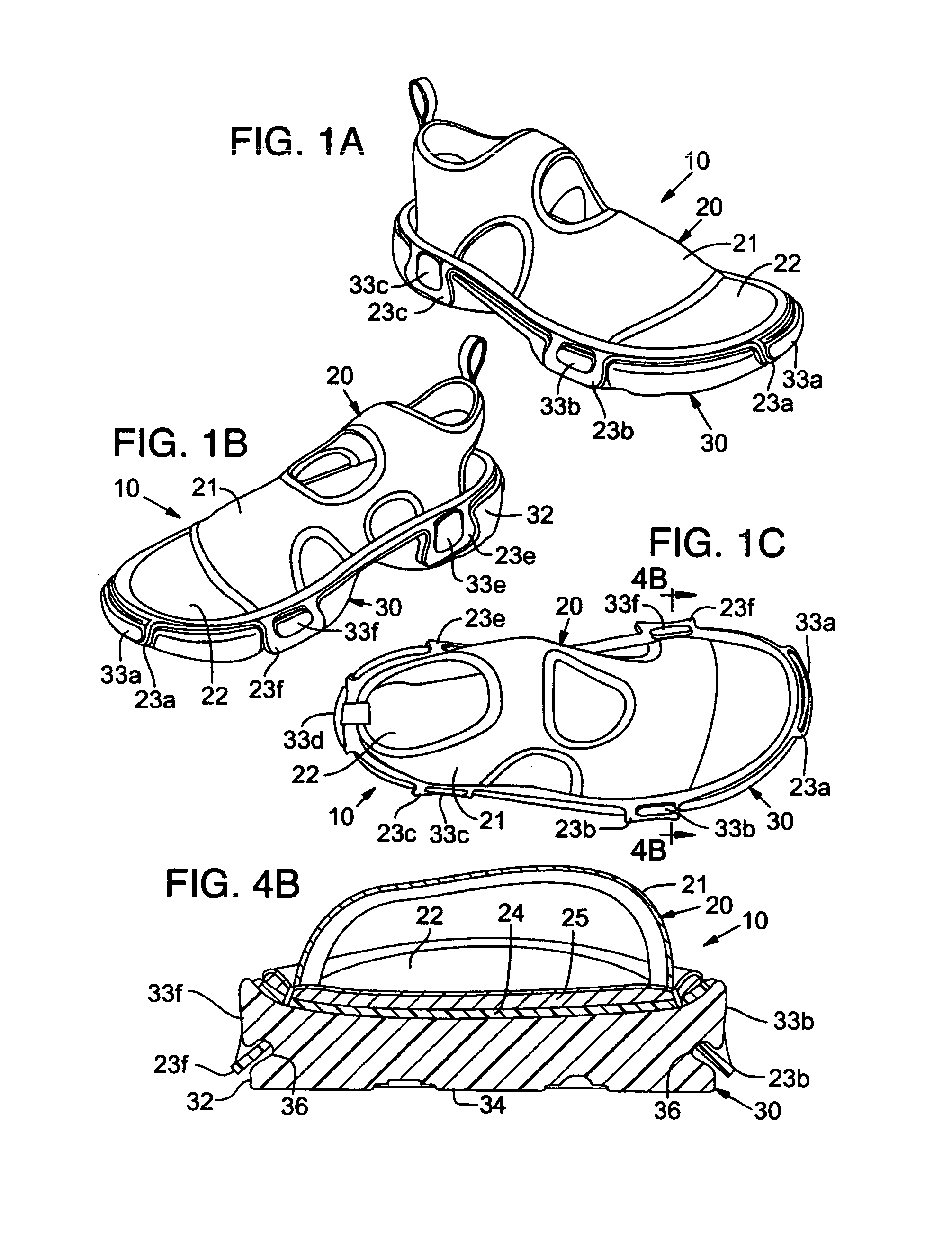 Footwear with a separable foot-receiving portion and sole structure