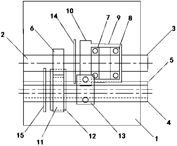 Coaxial linear speed changing mechanism