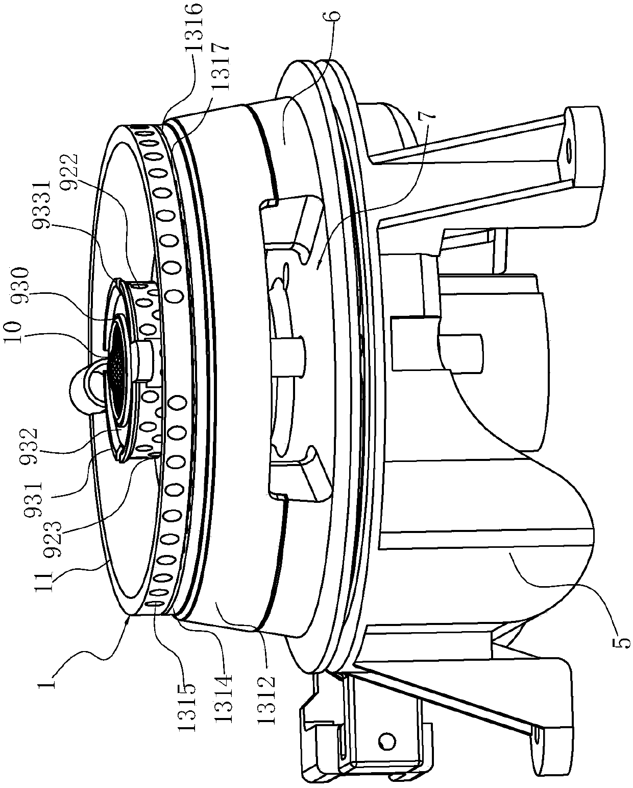 Combustor for gas stove