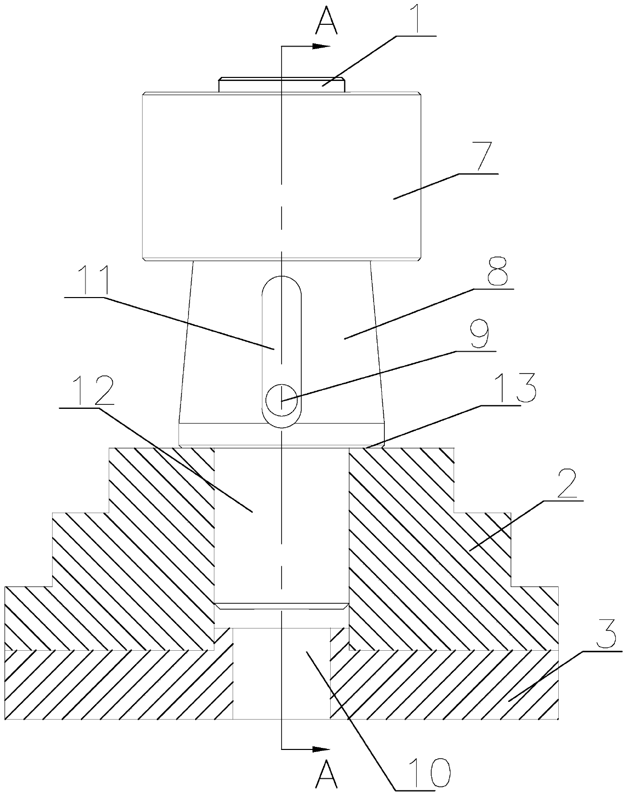 Rapid positioning device for measuring roundness of seat surface of flat and thin valve part