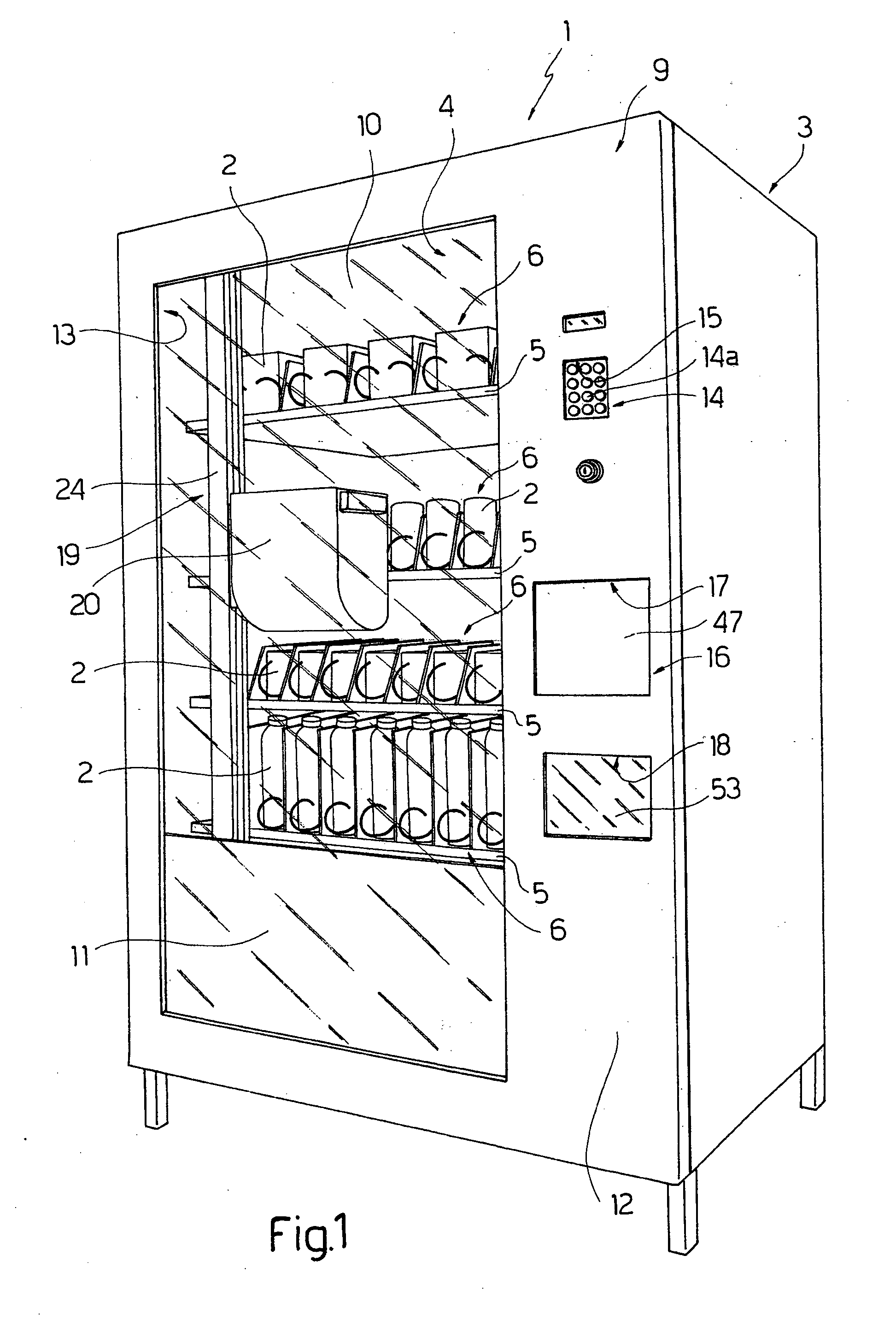 Product dispensing method and vending machine