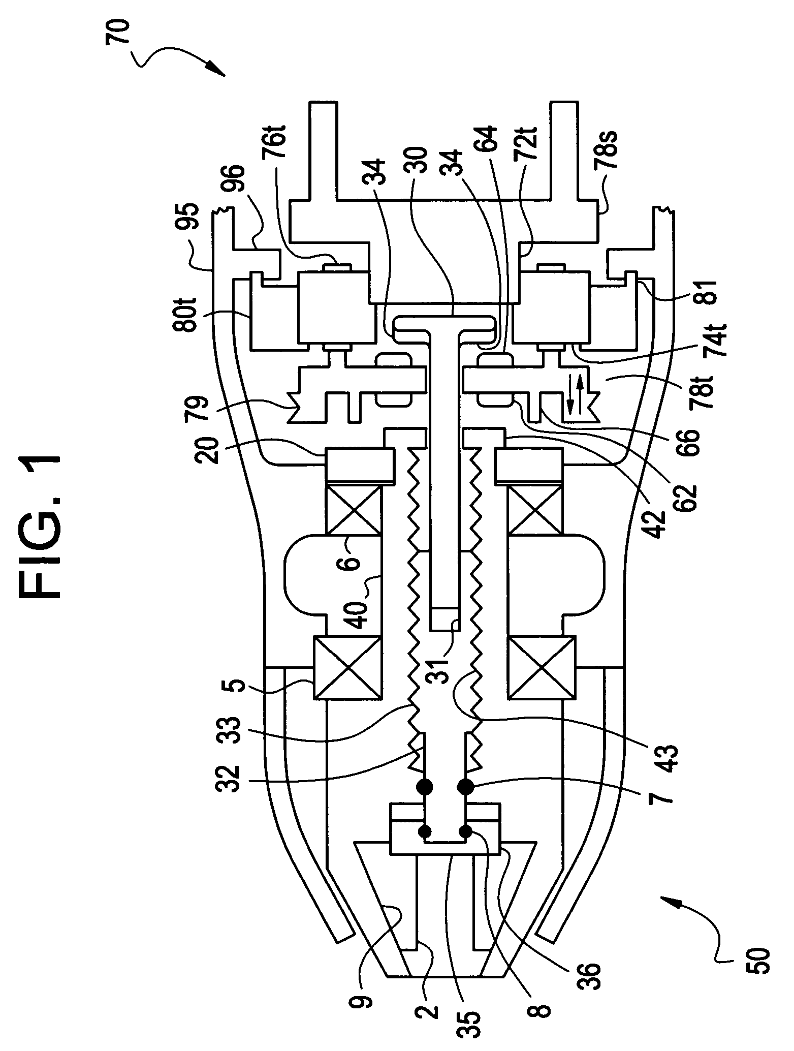 Tool chuck with power take off feature