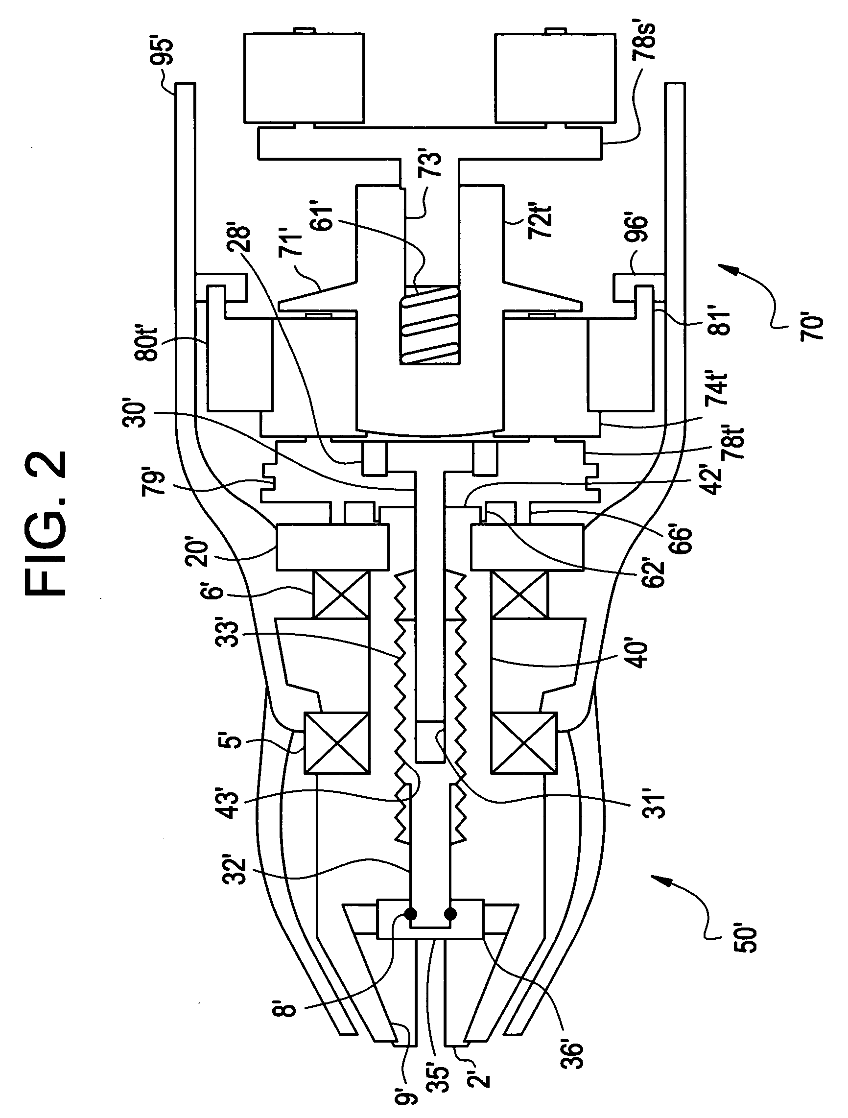 Tool chuck with power take off feature