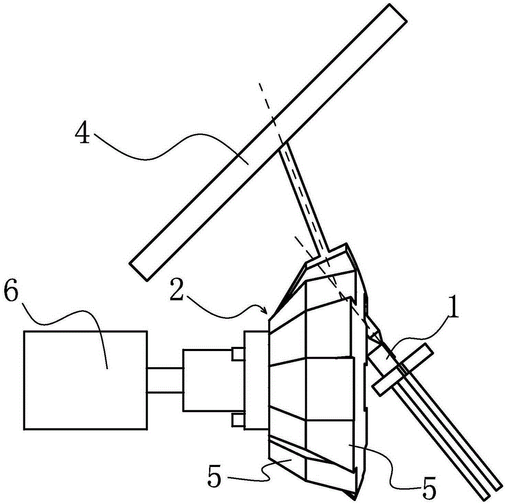 Refraction type laser scanning device