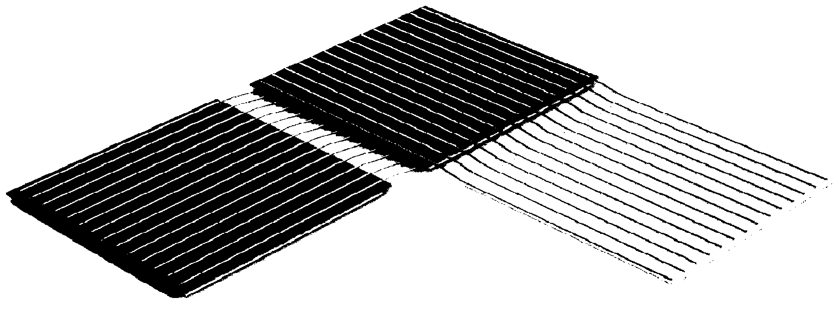 HIT (Heterojunction with Intrinsic Thin Layer) solar cell and electrode preparation and series connection methods thereof