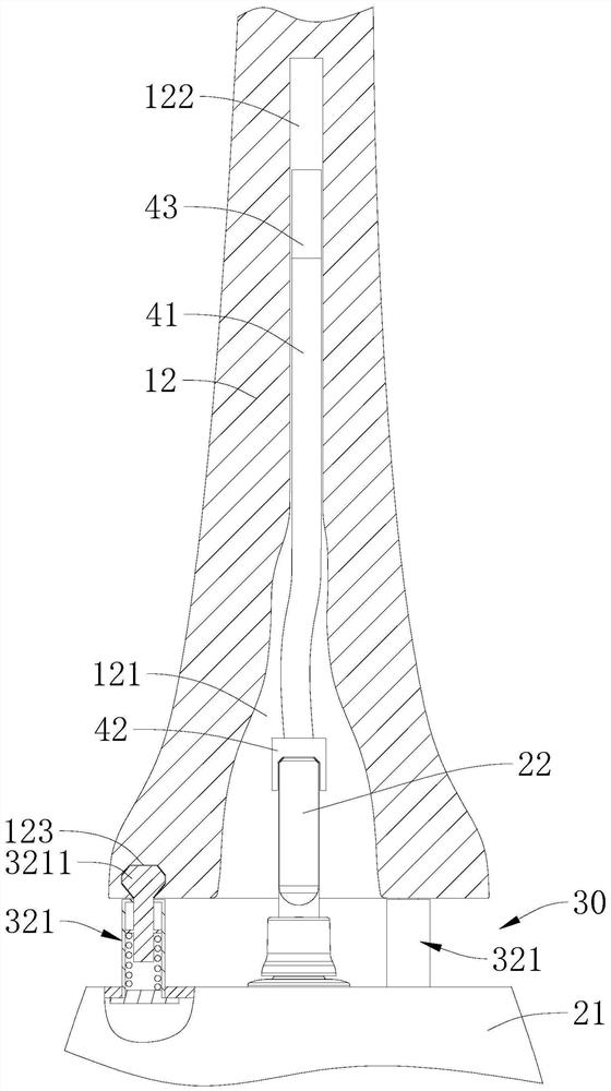 Floating type electric toothbrush