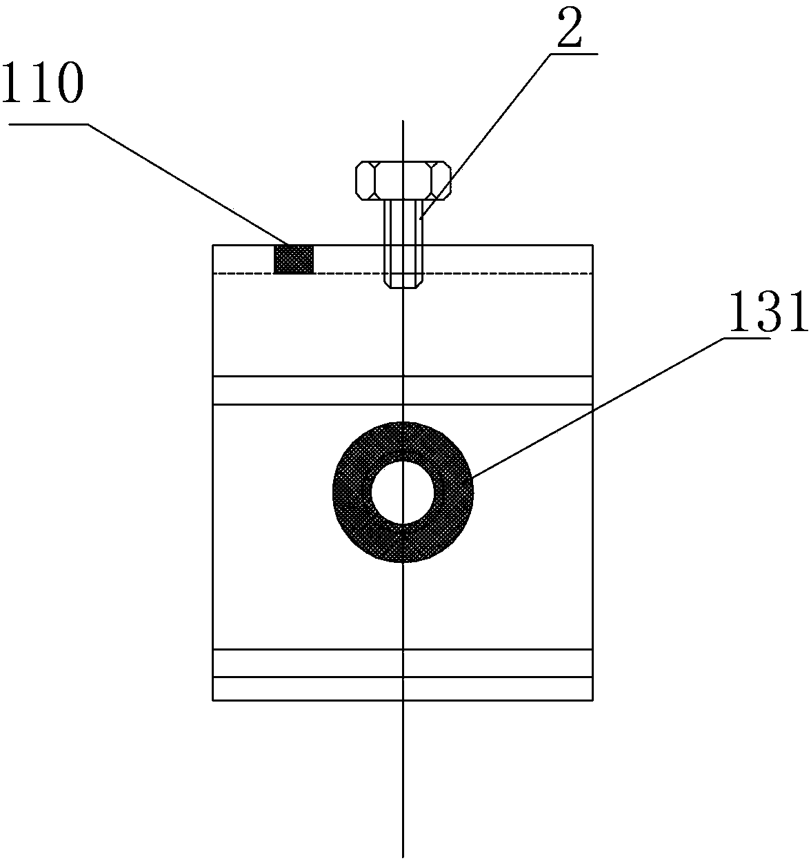 Curtain wall hook member