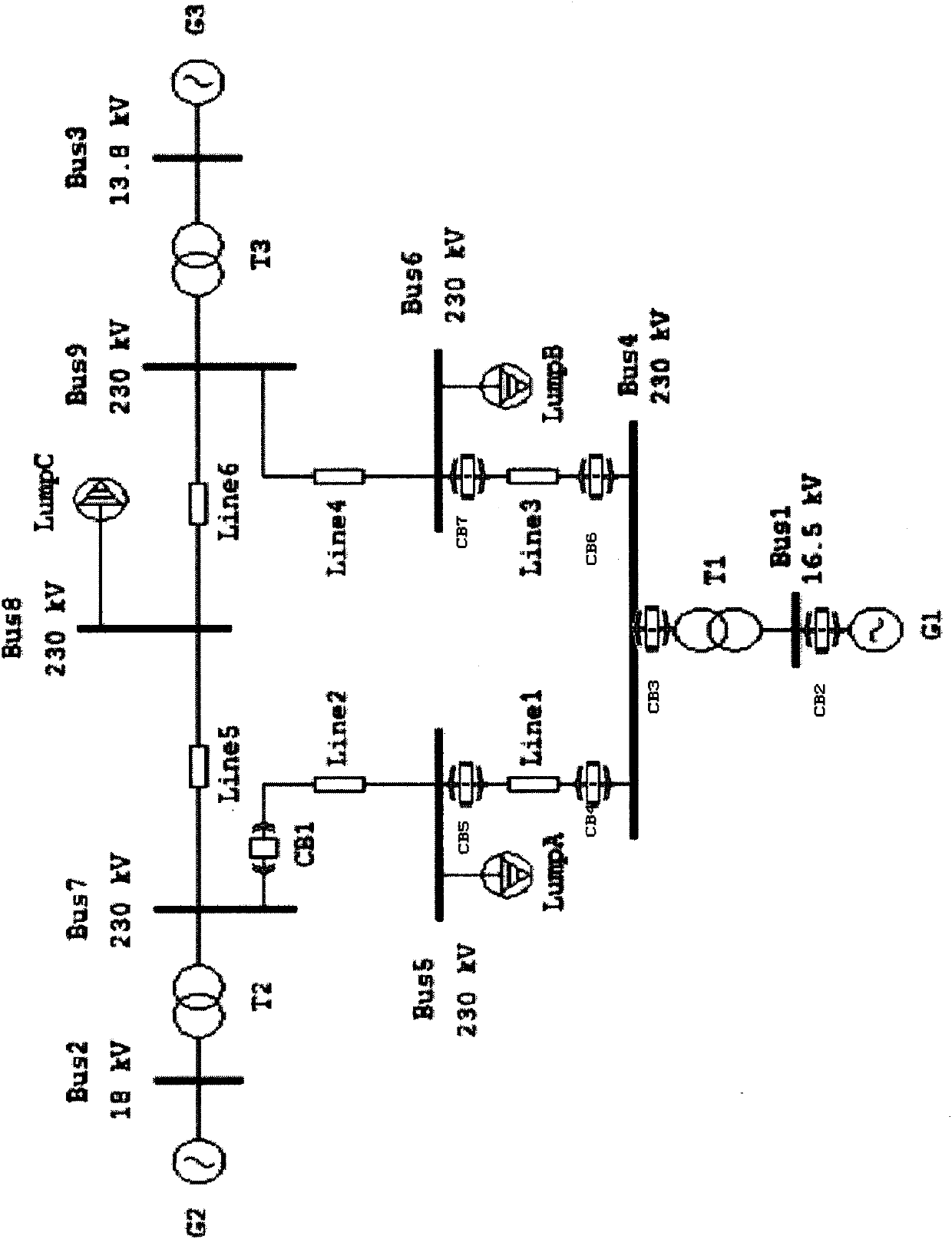 On-line detection method of single large disturbance in power grid based on wams