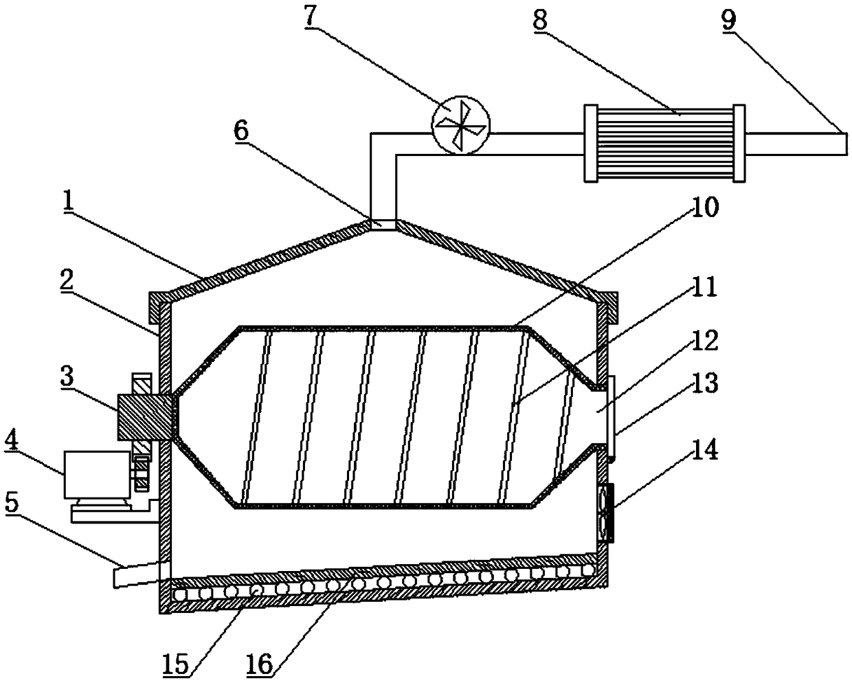 Distilled grain alcohol removal device