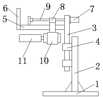 Wall drilling device