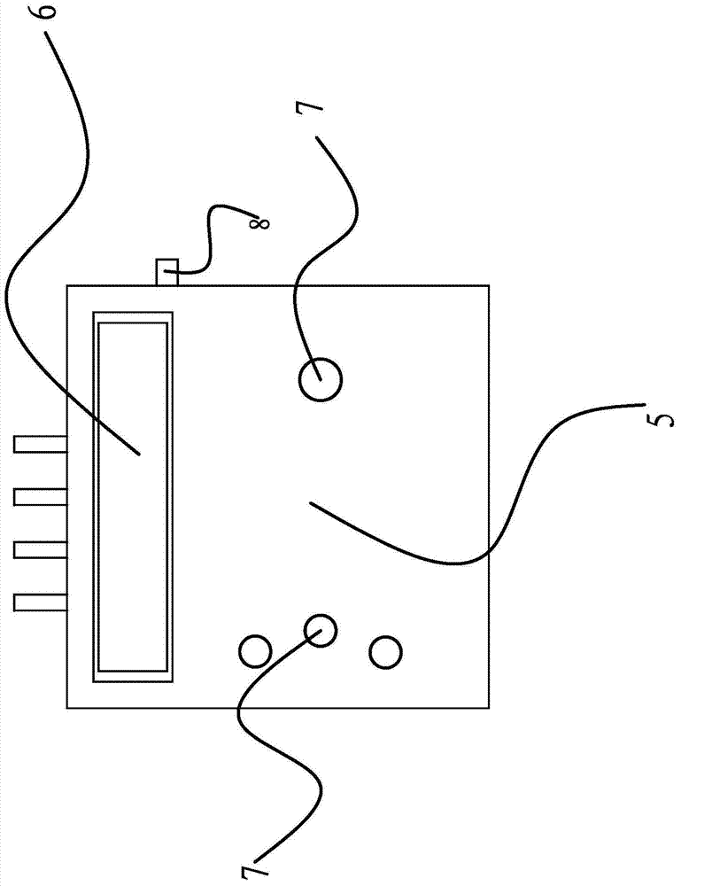 Opening angle measuring device and method thereof