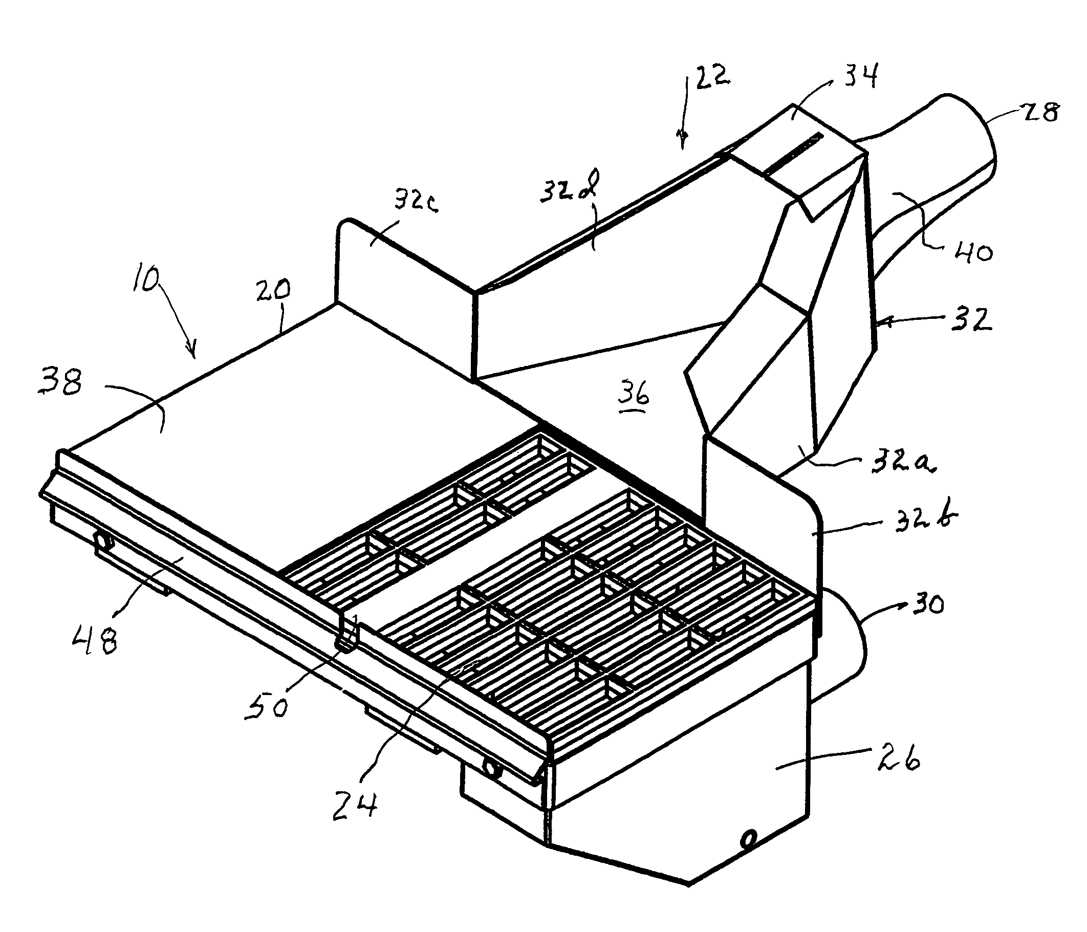 Dust collection system for a masonry saw