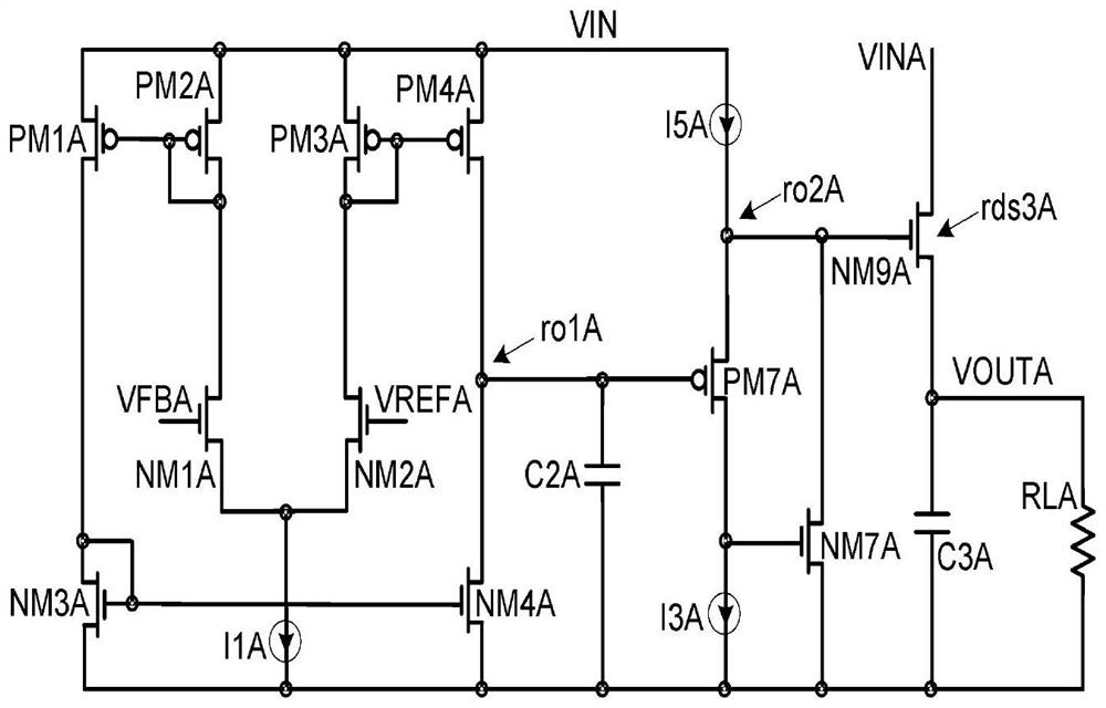 LDO circuit system without external output capacitor