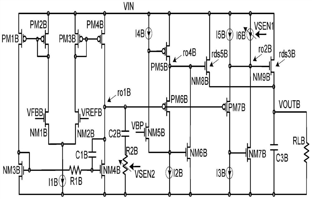 LDO circuit system without external output capacitor